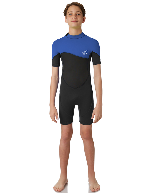 Swimwear termico di Shorty del Jersey elastico per lo zip della parte anteriore del vestito del neoprene degli adulti 3mm 2mm fornitore