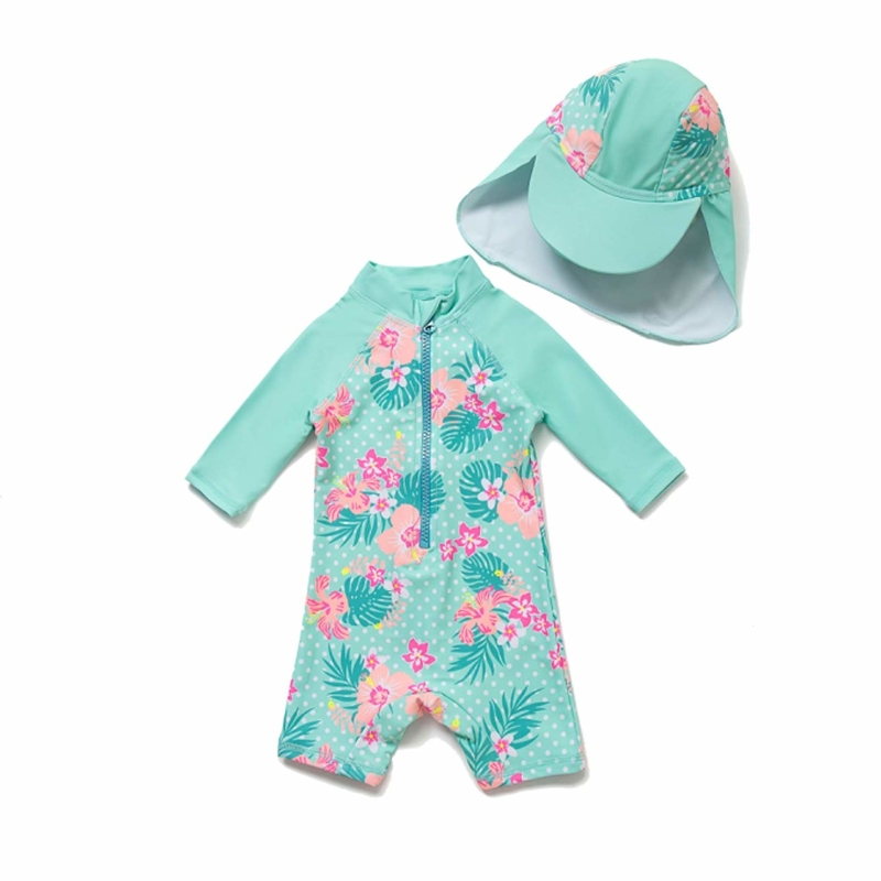 Protezione UV di un pezzo di Sun di SPF 50+ dello Swimwear di short del costume da bagno della ragazza bambino/del bambino fornitore
